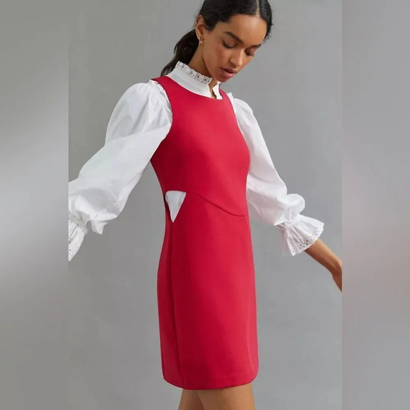 Anthropologie Mare Mare  Cut-Out Shift Dress size medium - Picture 11 of 13